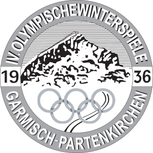 ガルミッシュ パルテンキルヘン1936オリンピックロゴ ポスター 大会ルック