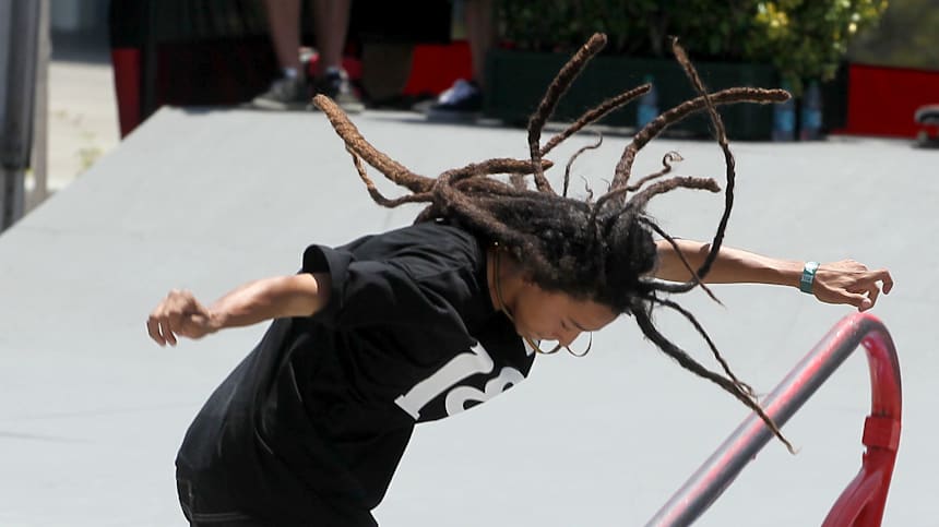 Nyjah Huston With Dreads