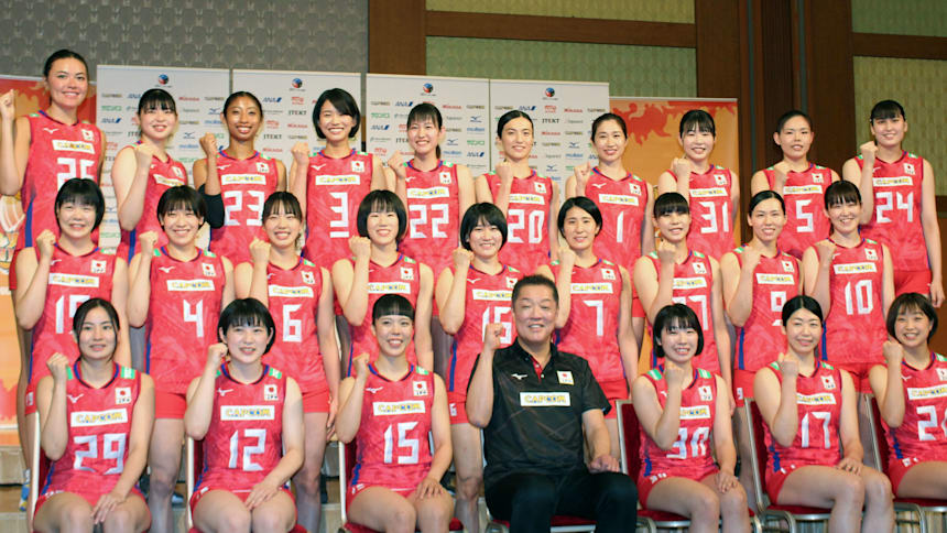 バレーボール日本女子選手の画像