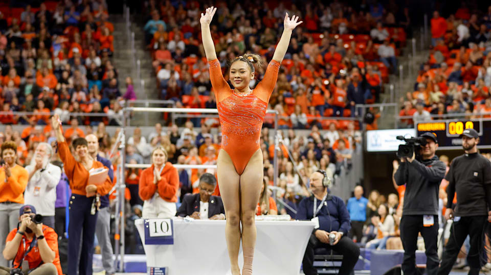 Sunisa Lee Olympic allaround gymnastics champion shows off new
