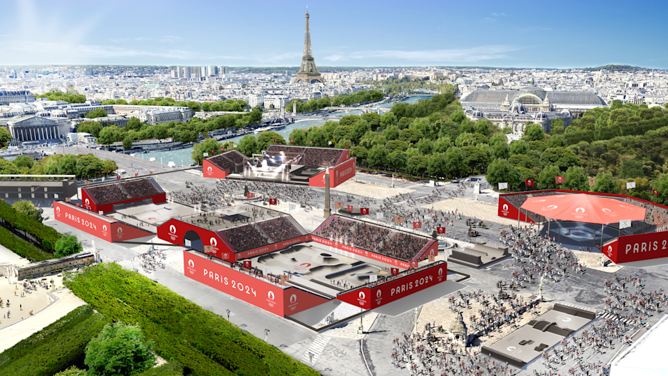 Paris 2024 reveals design for urban park venue in Place de la Concorde