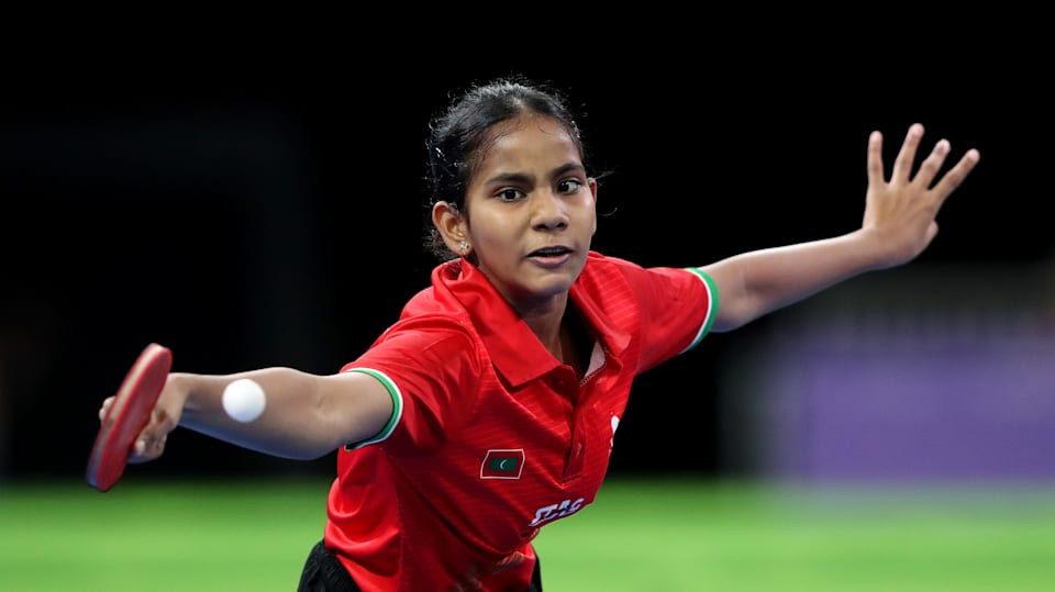 Table tennis prodigy Fathimath Dheema Ali continues to make waves