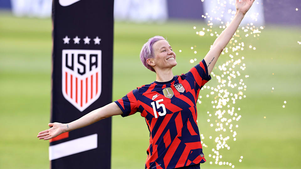 Megan Rapinoe The legendary forward's football career in numbers