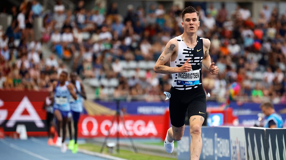 Athlétisme Diamond League de Paris 2023 Jakob Ingebrigtsen bat le record du monde du 2 miles