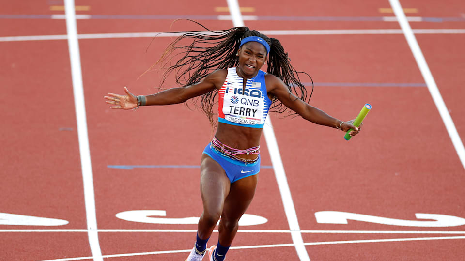 World track and field championships 2022 USA stun Jamaica to win women