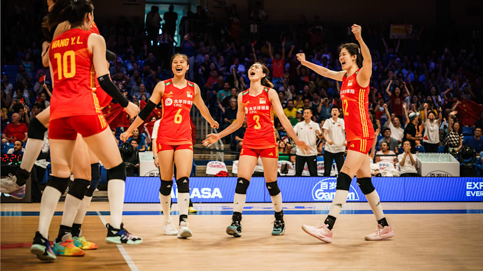 china vs brazil 2023 VNL quarter final