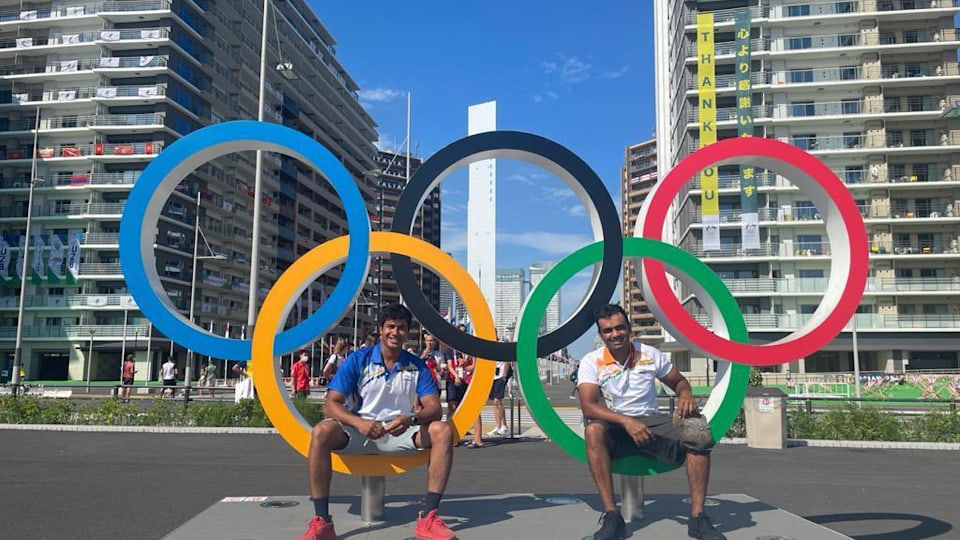 KC Ganapathy and Varun Thakkar at Tokyo Village (Courtesy: @VarunThakkar100/Twitter)