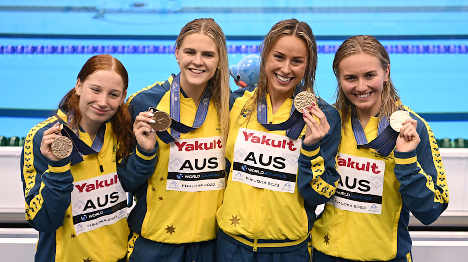 World Aquatics Championships 2023 Australia women power to gold by