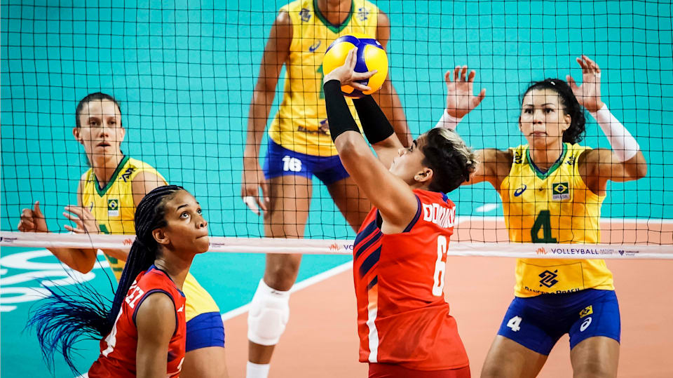 Liga das Nações de Vôlei Feminino 2023 Horário e onde assistir a Brasil x República Dominicana