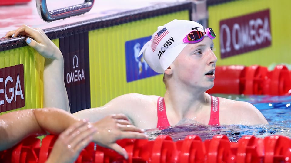 USA swimming star Lydia Jacoby on identity struggle after winning