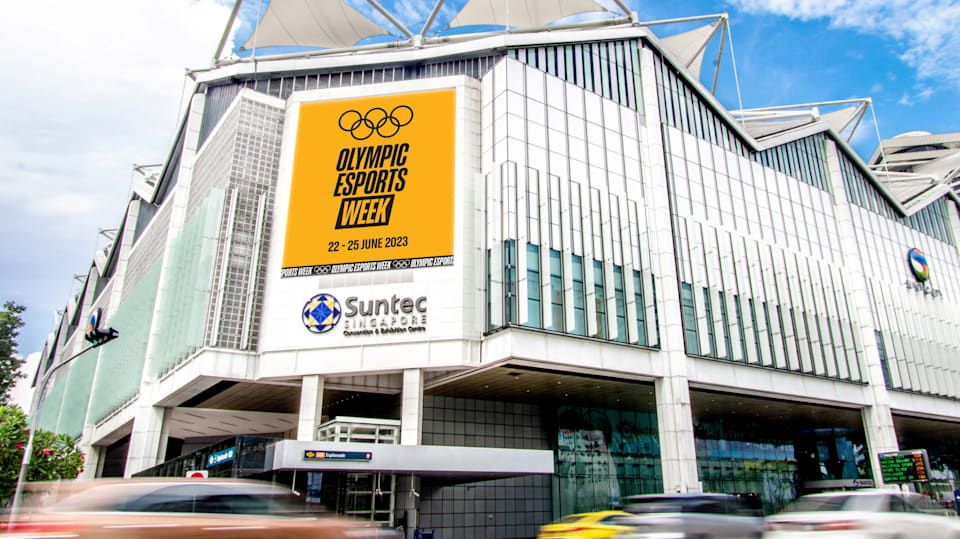 The Olympic Esports Week will be held at the Suntec Conference and Exhibition Centre