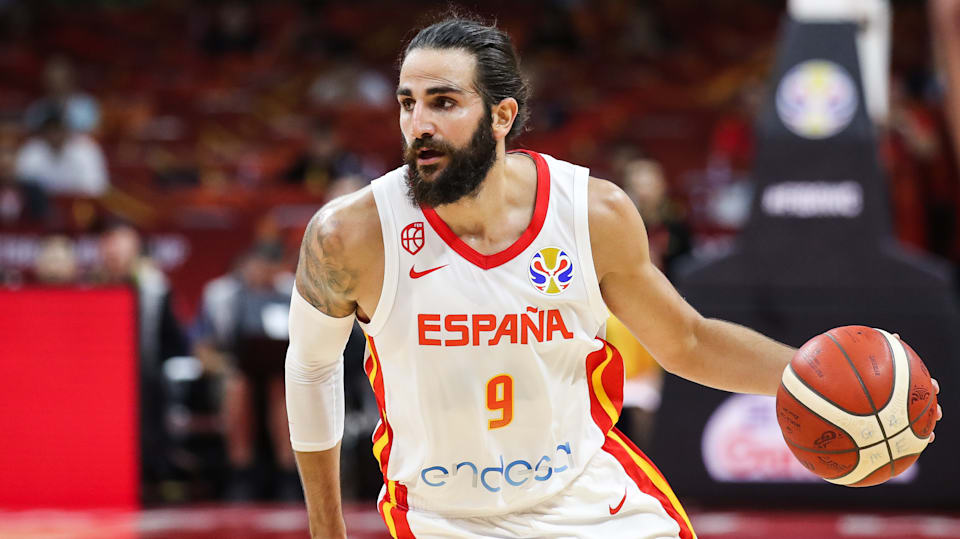 Ricky Rubio of Spain in action during the 2019 FIBA World Cup