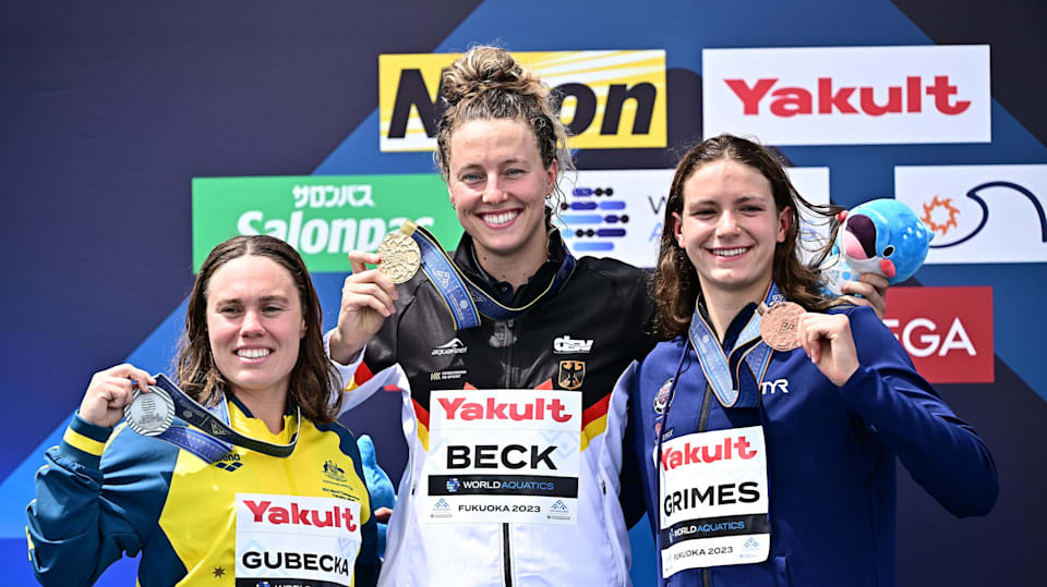 World Aquatics Championships 2023 Marathon swimmers Leonie Beck