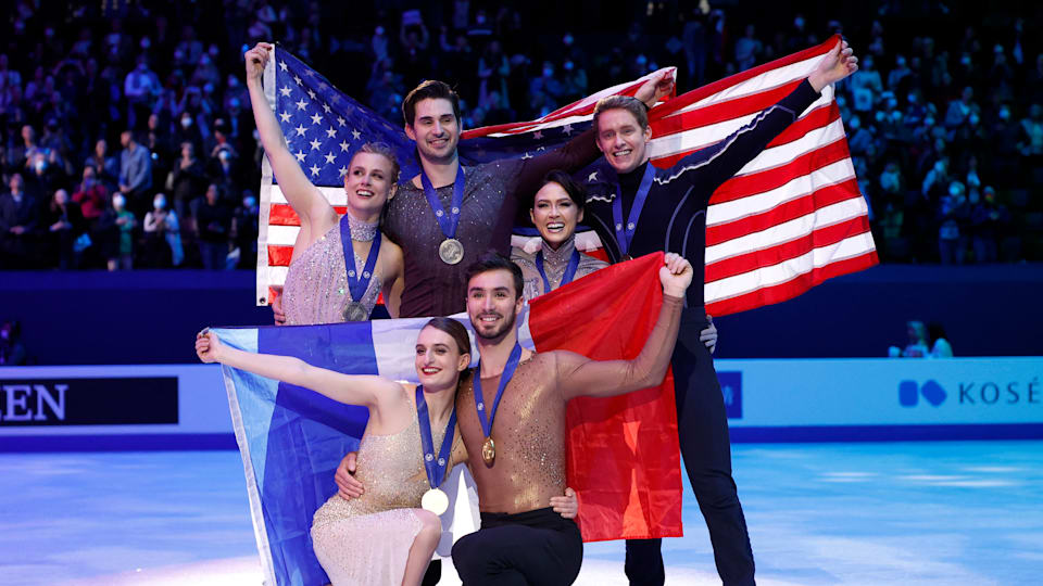 World Figure Skating Championships 2022 Men's free skate and ice dance