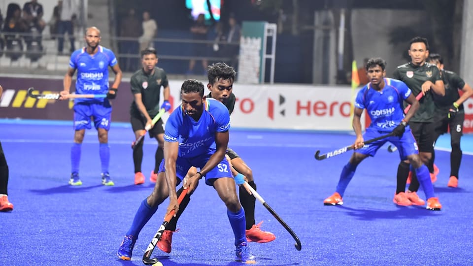 Asia Cup hockey 2022 India beat Indonesia 160 to qualify for second round