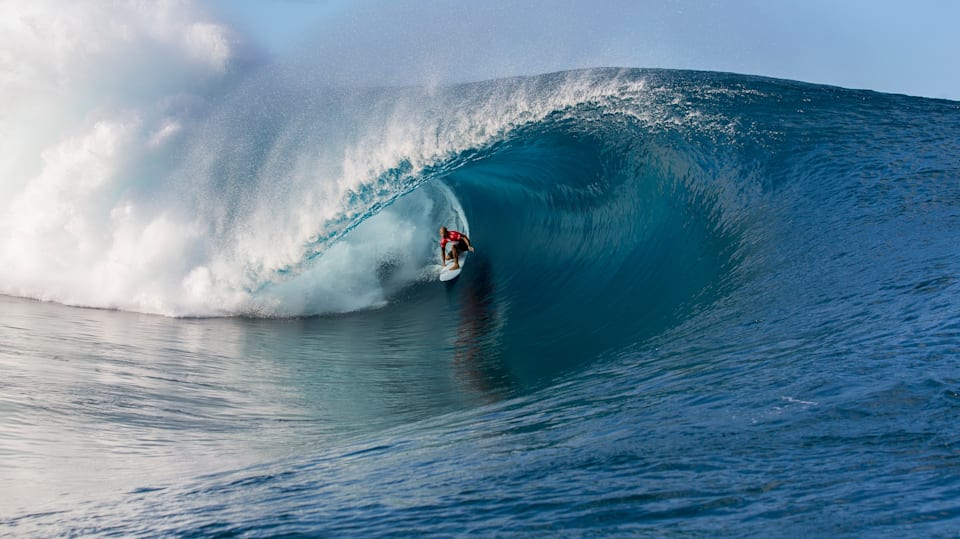 WSL Tahiti Pro Dingue, impressionnante, exceptionnelle... Defay