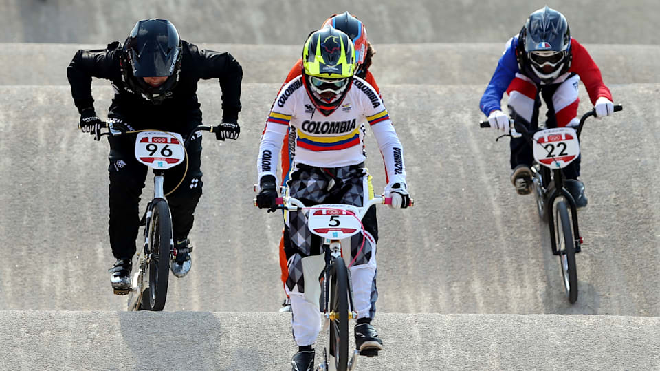 Mariana Pajon (Colombia), triple medallista olímpica en ciclismo BMX Racing
