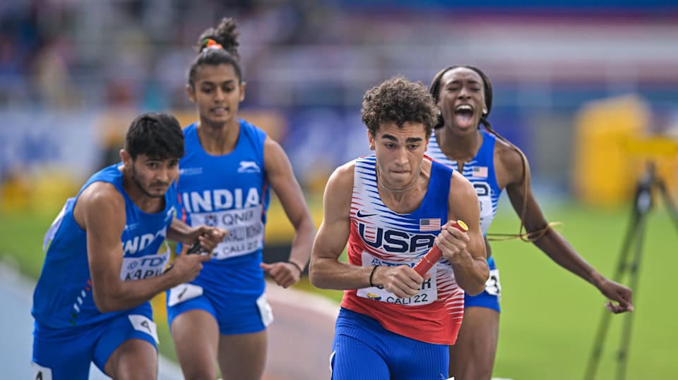 World Athletics U20 Championships 2022 India’s mixed 4x400m relay team wins silver medal
