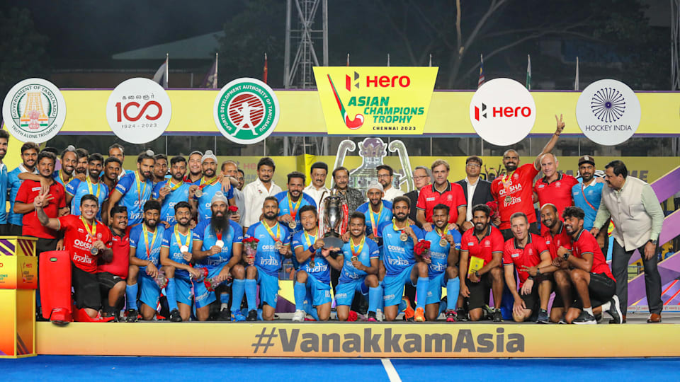 Asian Champions Trophy 2023 hockey India win title after beating Malaysia in final