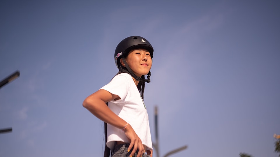 Hiraki Kokona at Aljada skatepark