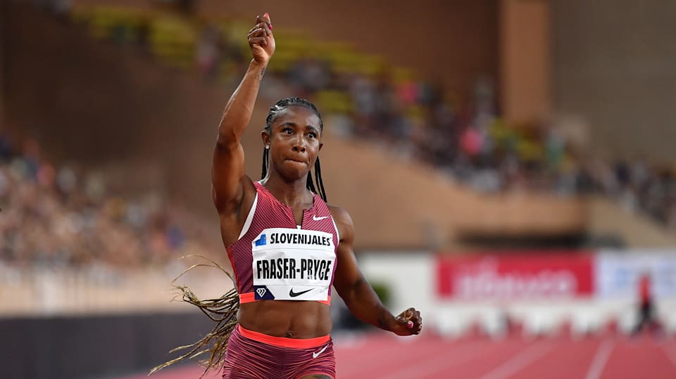 Athletics ShellyAnn FraserPryce cruises to victory in first 100m