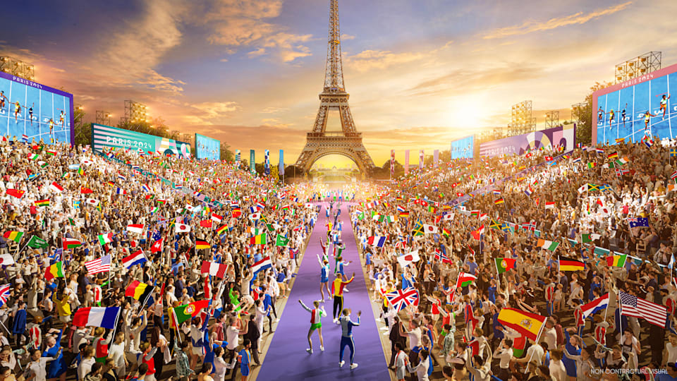 I luoghi dei festeggiamenti in Francia per le Olimpiadi e Paralimpiadi