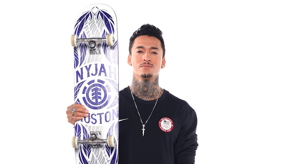 Nyjah Huston: Top things to know about USA's Olympic gold hope in skateboarding