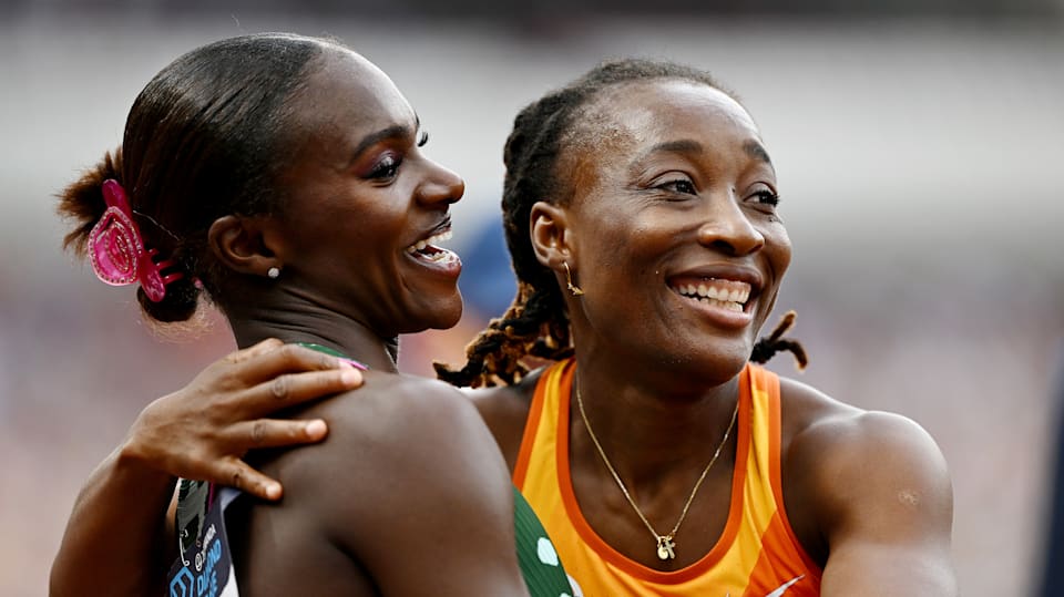 London Diamond League 2023 MarieJosee Ta Lou wins women's 100m, Femke