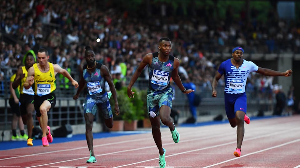 Bislett Games 2023 Oslo Diamond League Erriyon Knighton wins 200m