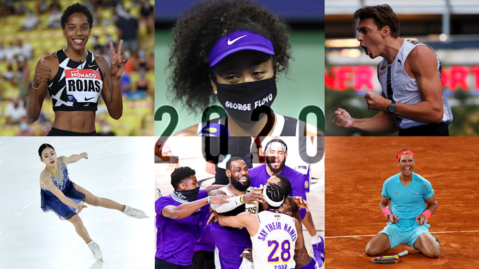 Look back on the headlines from 2020, a unique year in sport
