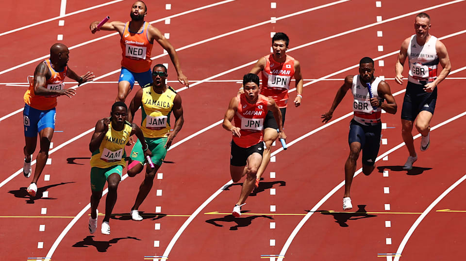 Tokyo Olympics men’s 4x100m relay final Watch Jamaica, China, Japan on