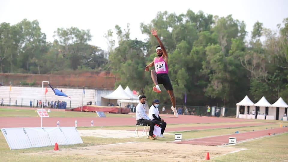 India’s Jeswin Aldrin wins long jump event at Golden Fly Series
