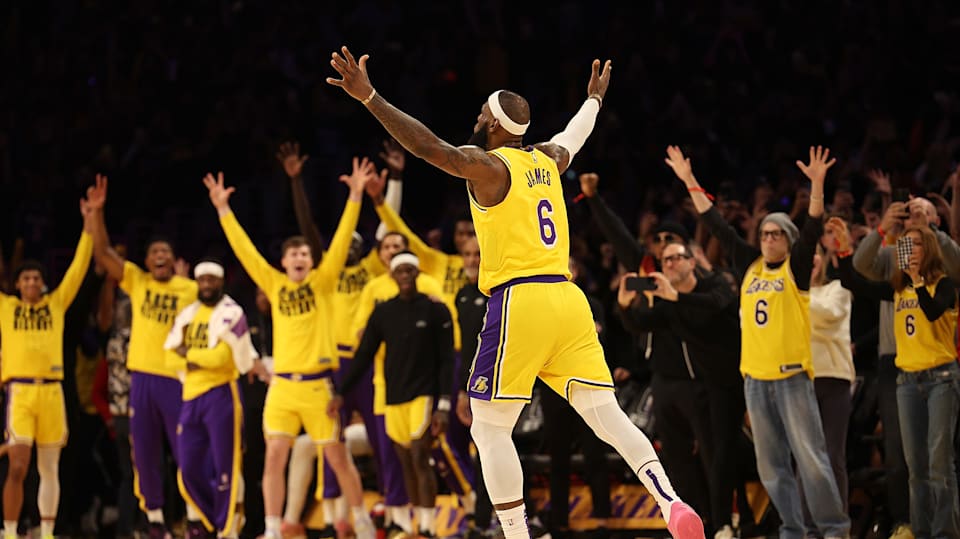 NBA's alltime scoring list Lakers superstar LeBron James closing in