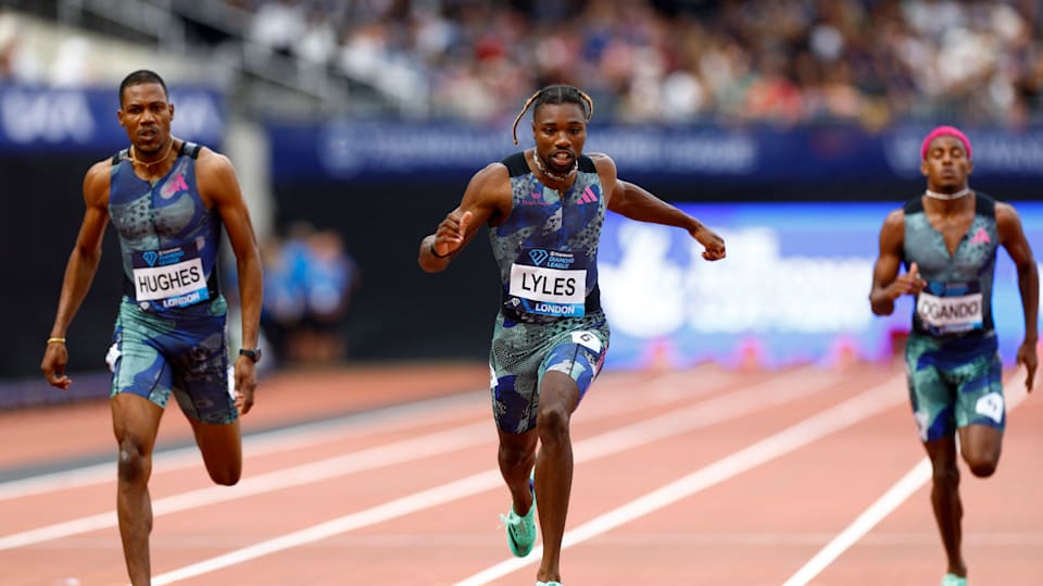 London Diamond League 2023 Noah Lyles wins quick men's 200m as records