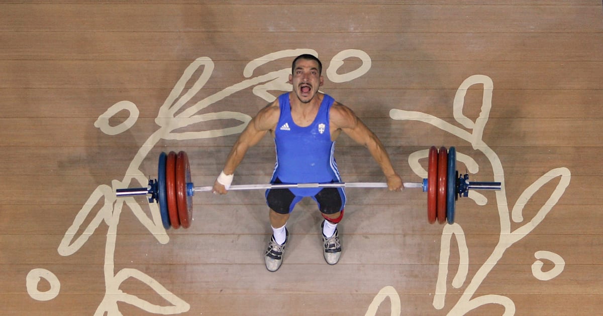 Pyrros Dimas All the Olympic medals of the Greek weightlifting legend