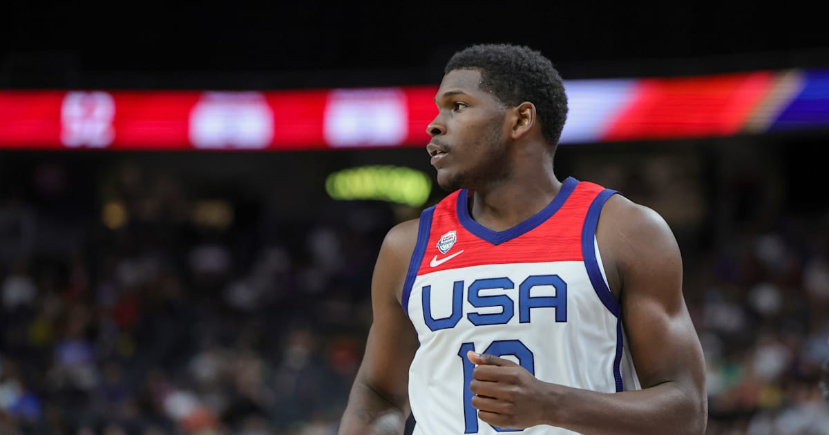 FIBA World Cup Exhibition Game: Anthony Edwards Shines as USA Crushes Slovenia with a 92-62 Win