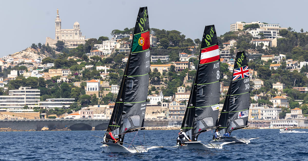 Olympics felt in the wind of Marseille at sailing test event, the first
