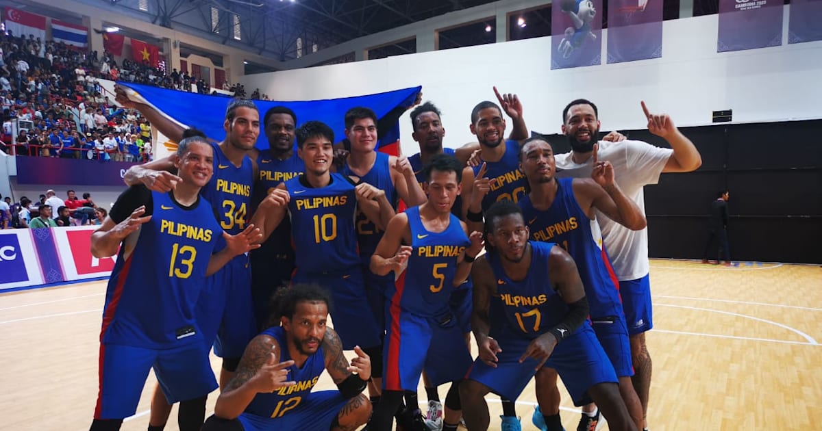 2023 SEA Games men's basketball Gilas Pilipinas defeat Cambodia 8069