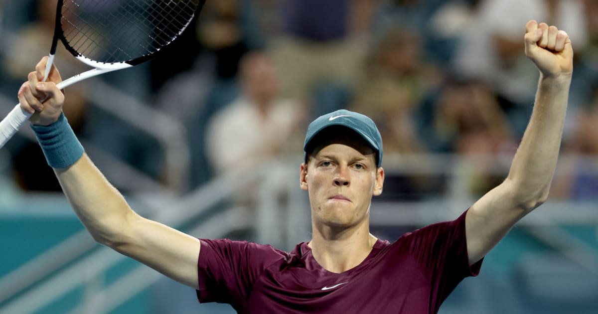 Jannik Sinner, Lorenzo Musetti, Matteo Berrettini und der Italiener Fabio Fognini gingen ins Rennen