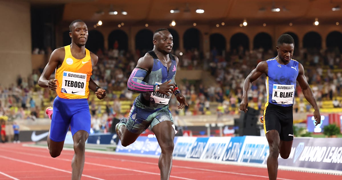 Monaco Diamond League 2023 Kenya's Ferdinand Omanyala wins men's 100m