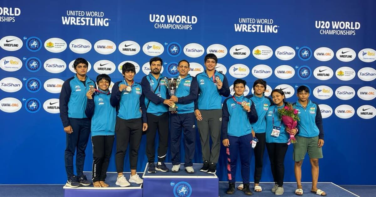 World U20 Wrestling Championships 2025 India finish with 16 medals