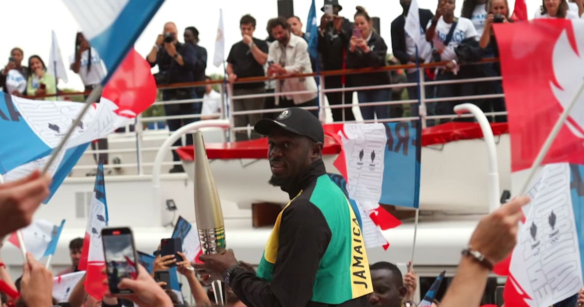Paris 2024 Usain Bolt highlights One Year To Go celebration on Seine River