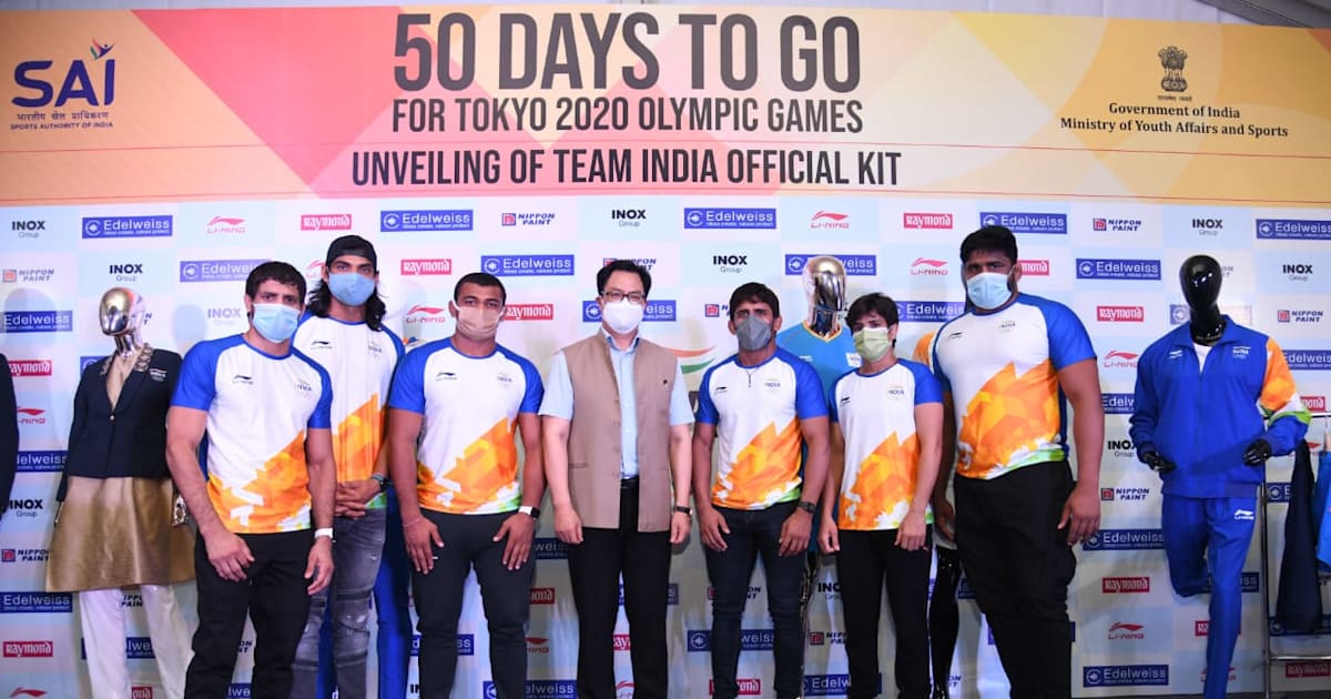 Team India kit for Tokyo 2020 Olympics unveiled