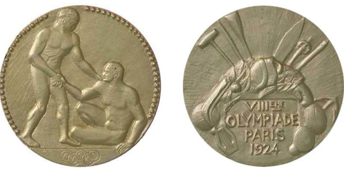 パリ1924オリンピックメダル デザイン、歴史、写真