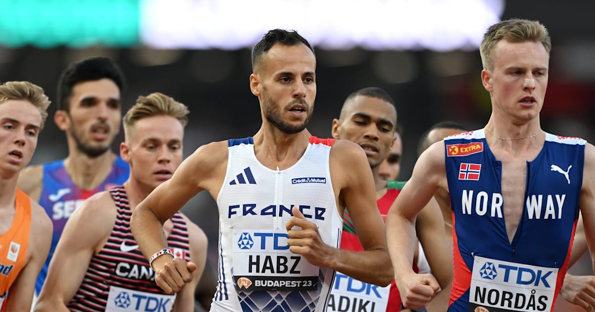 Championnats du monde d'athlétisme 2023 1500 m Solide, Azeddine Habz se qualifie pour la