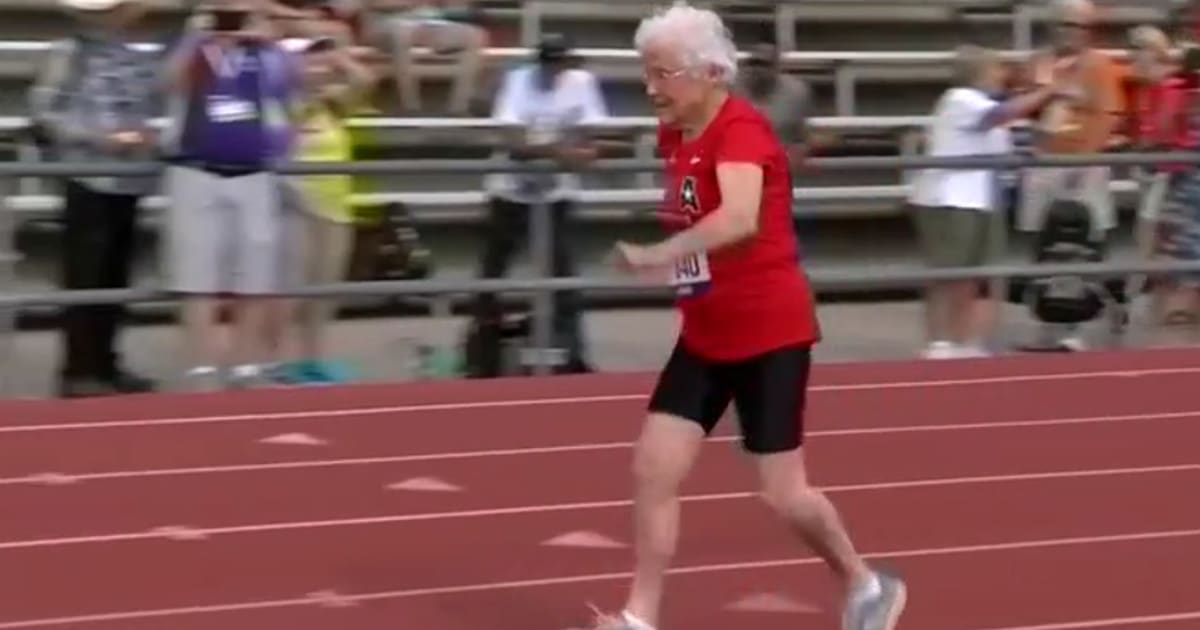 Julia 'Hurricane' Hawkins 100m record aged 105 in masters athletics