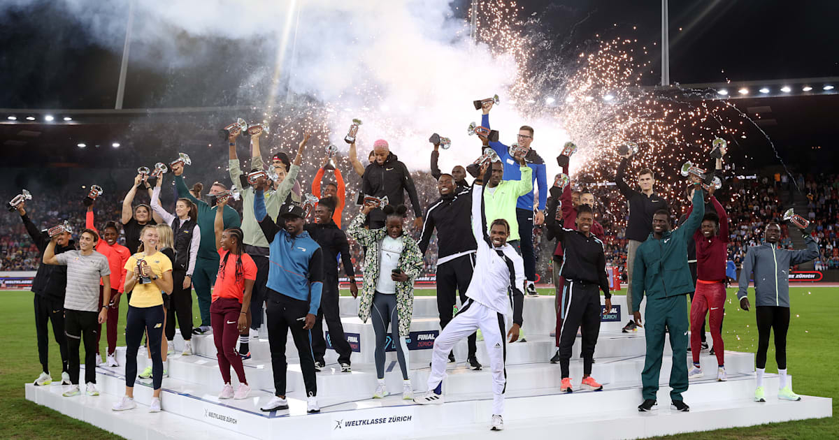 Track and field All winners of the 2022 Diamond League Trophies at a