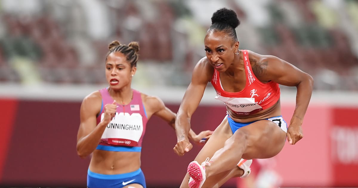 Jasmine CamachoQuinn llega a la final con récord Olímpico