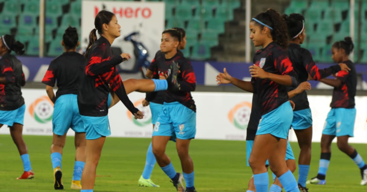 AFC Women’s Olympic Qualifying Tournament India vs Kyrgyz Republic in