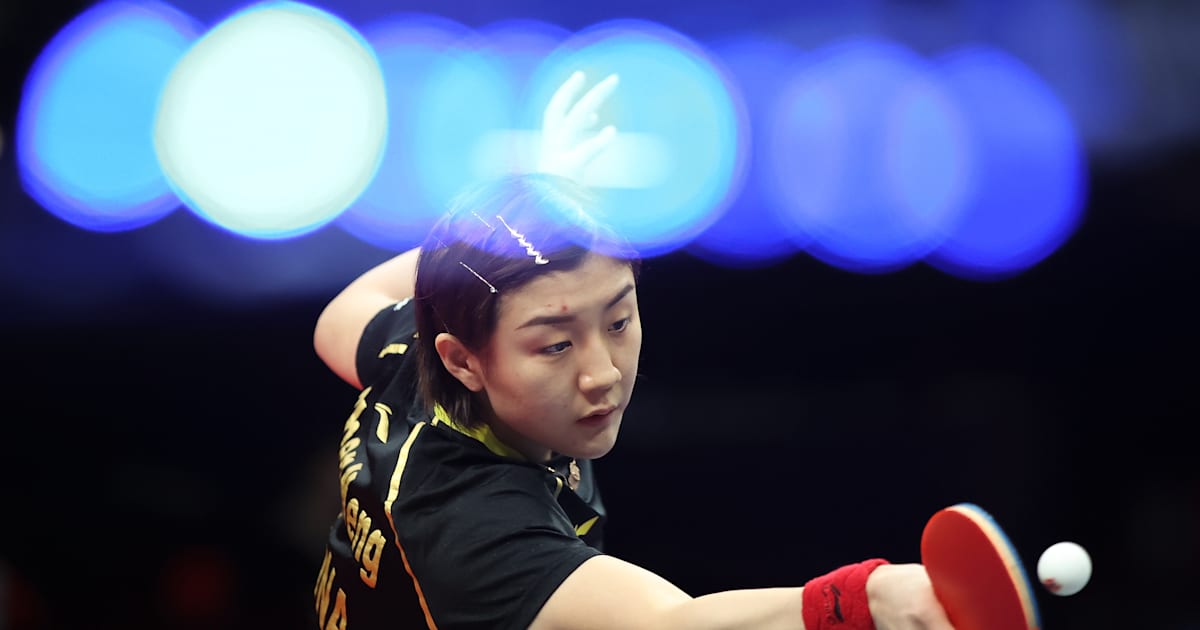 Chen Meng World no. 1 carrying China's table tennis Olympic hopes